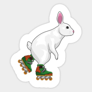 Rabbit Inline skating Roller skates Sticker